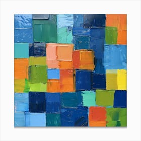 Abstract Squares 10 Canvas Print