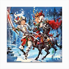 Kings Of Christmas Canvas Print