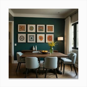 Default Create Unique Design Of Eating Room Art Wall 3 Canvas Print