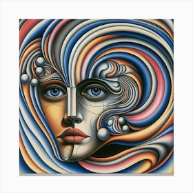 Psychedelic Woman 1 Canvas Print