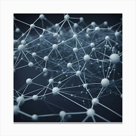 Abstract Network 1 Canvas Print