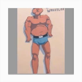 Sonic The Wrestler Canvas Print