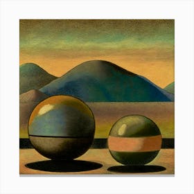 Spheres III - Skorpio Vulker  Canvas Print