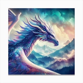 Dragon In The Sky Canvas Print