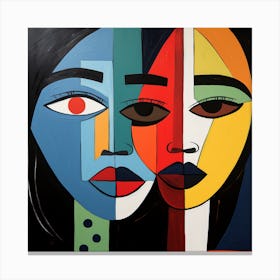 Two Faces 3 Canvas Print