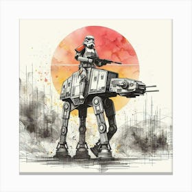 Star Wars At - At Canvas Print