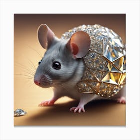 Diamond Mouse Canvas Print