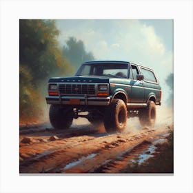 Ford Bronco 2 Canvas Print