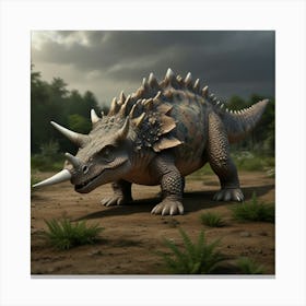 Triceratops 6 Canvas Print