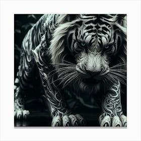 White Tiger 58 Canvas Print