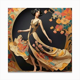 Nouveau Painting Canvas Print