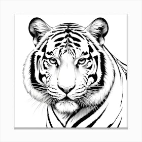 Tiger art print Canvas Print