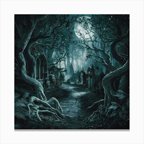 Dark Forest Canvas Print