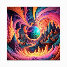 Psychedelic Art 4 Canvas Print