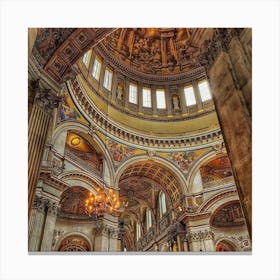 St Paul'S Cathedral Canvas Print