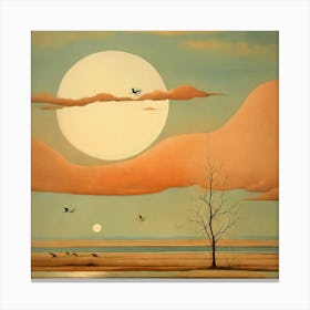 'Sunset' 1 Canvas Print