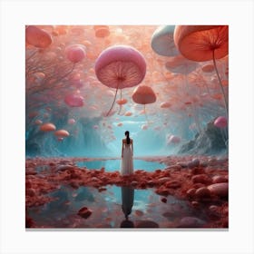 Jellyfish Fields Canvas Print