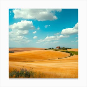 Field Of Wheat Canvas Print