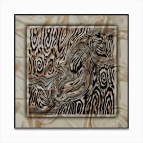 Zebra Abstract Background Canvas Print