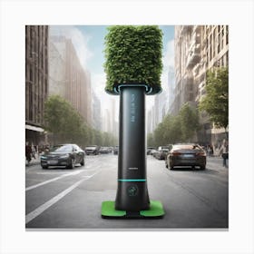 Imagine A Future Where The Air We Breathe Is Clean And Fresh, Thanks To A Revolutionary Technology That Can Remove Pollutants And Toxins From The Atmosphere 1 Canvas Print