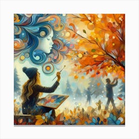 Autumn Painting 1 Canvas Print