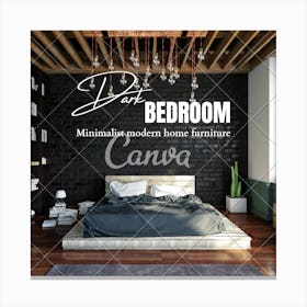 Dot Bedroom Canvas Print