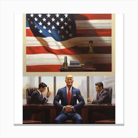 “President,” “Government,” “Business,” “Conference,” and “Meeting.” Canvas Print