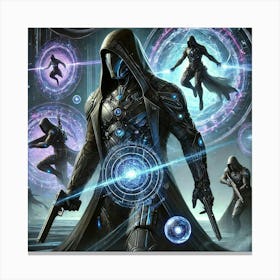 A Striking Depiction Of Phase Assassins, Stealth O Canvas Print