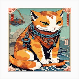 Chinese Cat 1 Canvas Print