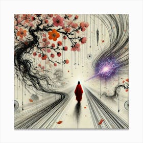 Asian Buddhist Painting Canvas Print