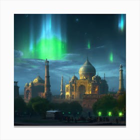 The majestic Taj Mahal Canvas Print