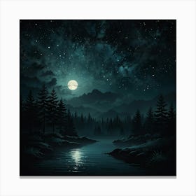 Night Sky 8 Canvas Print