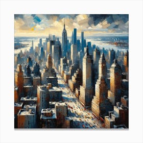 New York City Skyline Canvas Print