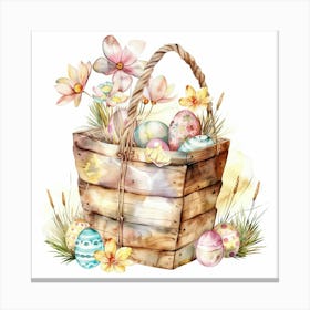 Easter Basket Canvas Print