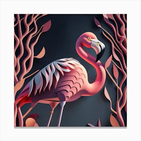 Flamingo 9 Canvas Print