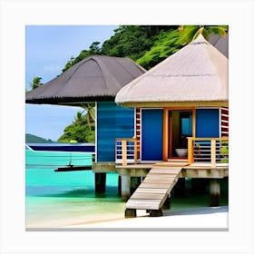 Fiji Island Resort Canvas Print