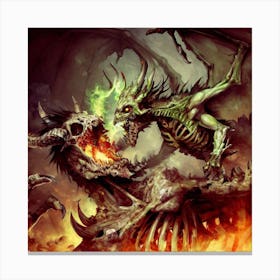 Demons And Dragons 1 Canvas Print