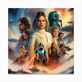 Star Wars The Force Awakens 22 Canvas Print