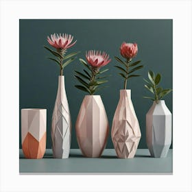 Abstract Vases Canvas Print