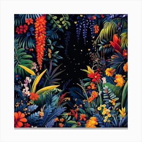 Tropical Jungle Art 6 Canvas Print