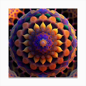 Fractal Mandala 1 Canvas Print