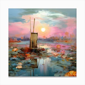 Lilting Brushwork Rhapsody Canvas Print