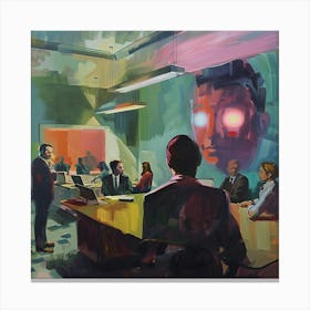 'The Meeting' Canvas Print