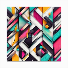 Abstract Geometric Art Canvas Print