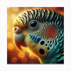 Parrot Portrait Canvas Print