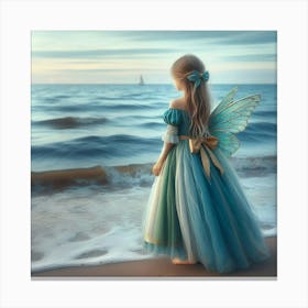 Fairy On The Beach 1 Canvas Print