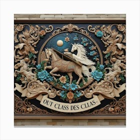 Out Class Des Clas Canvas Print