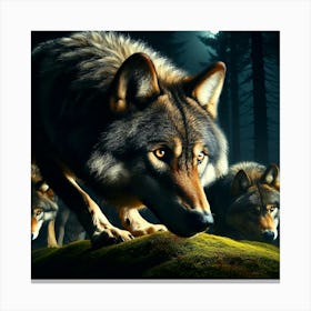 Wild Animal Creative Portrait 196 Canvas Print