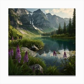 Mountain Lake 2 Canvas Print