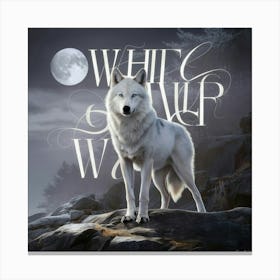 White Wolf 4 Canvas Print